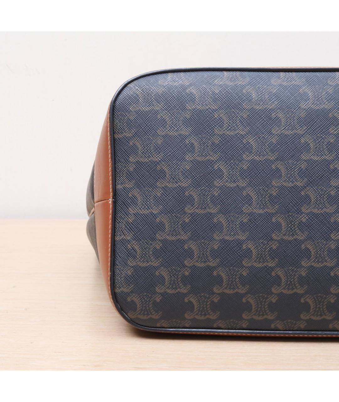 CELINE Коричневая сумка через плечо, фото 8