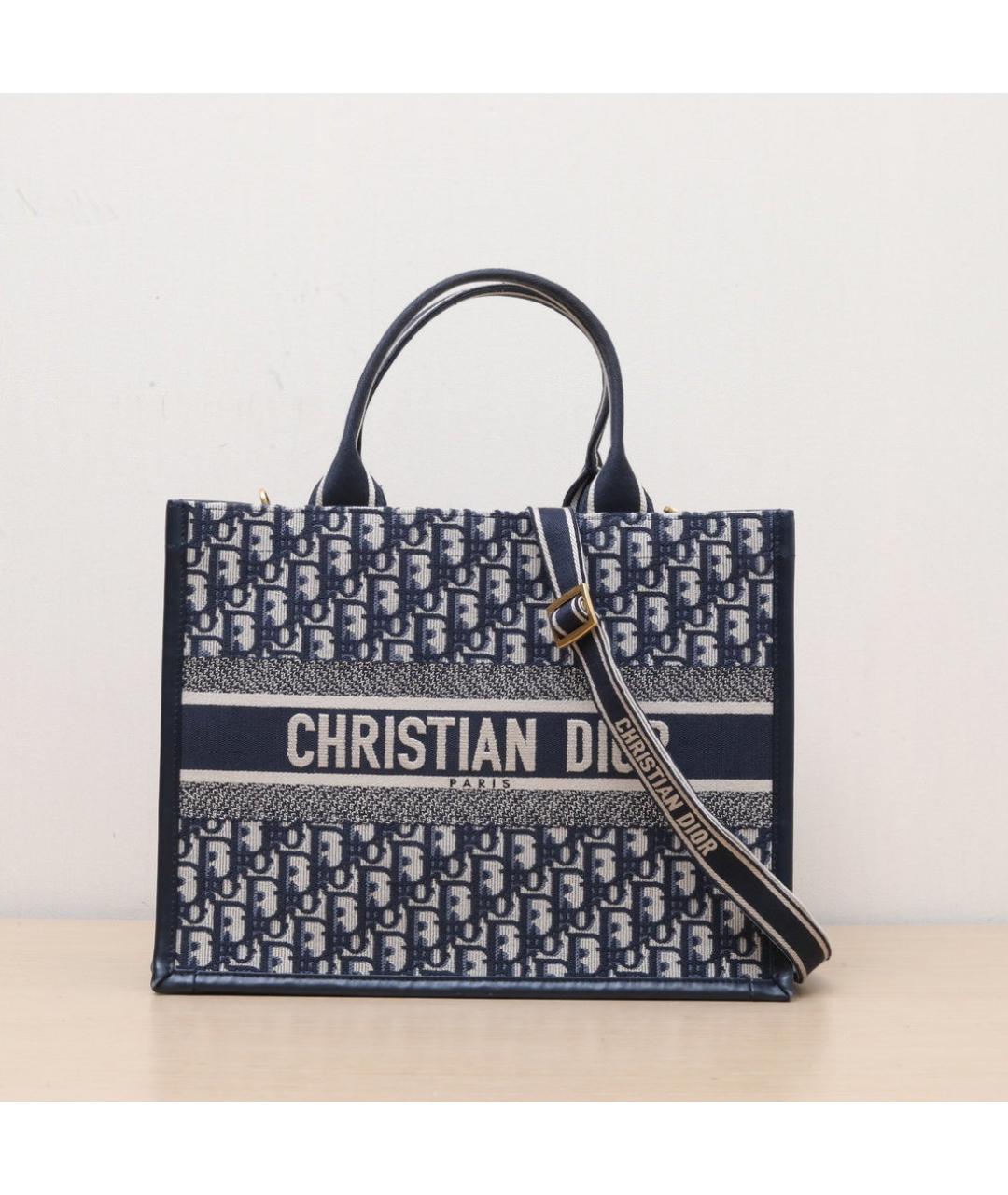 CHRISTIAN DIOR Синяя сумка через плечо, фото 3