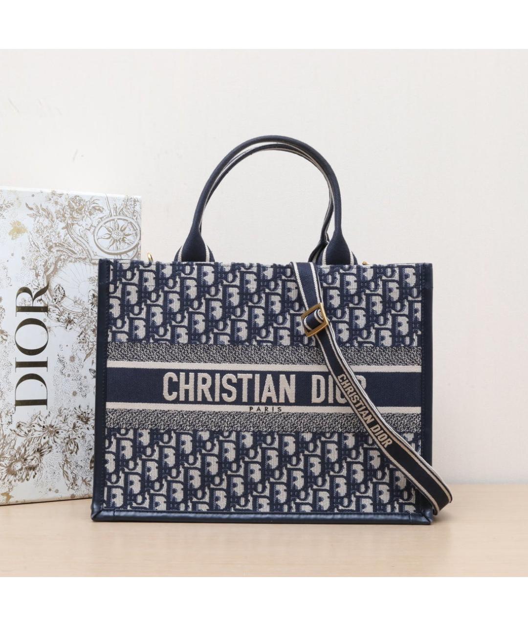 CHRISTIAN DIOR Синяя сумка через плечо, фото 2