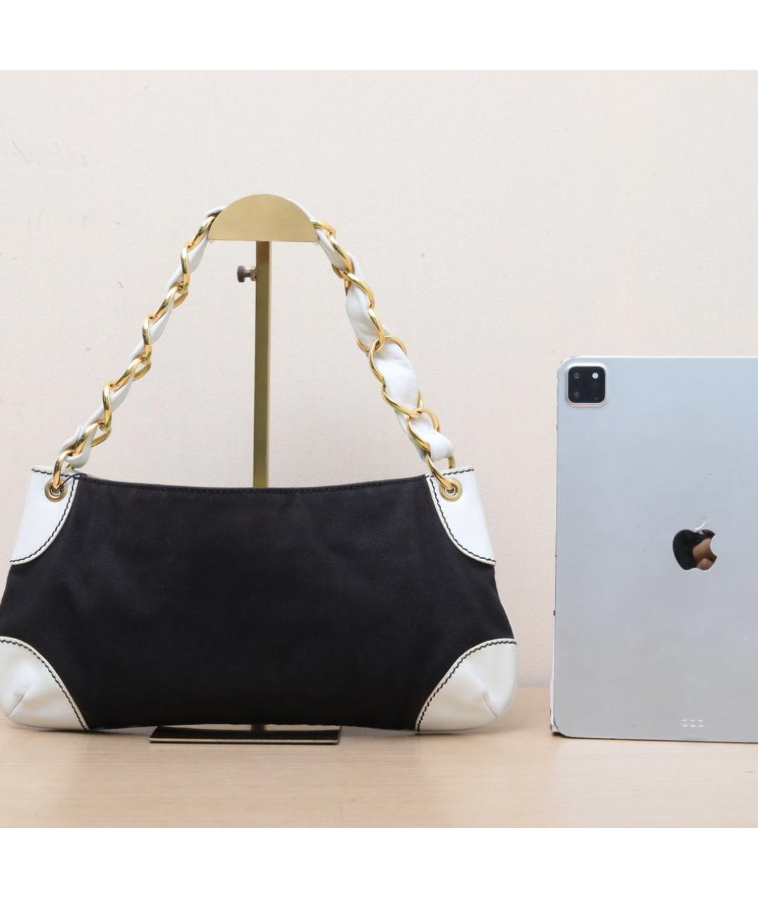 CHANEL Черная сумка через плечо, фото 7