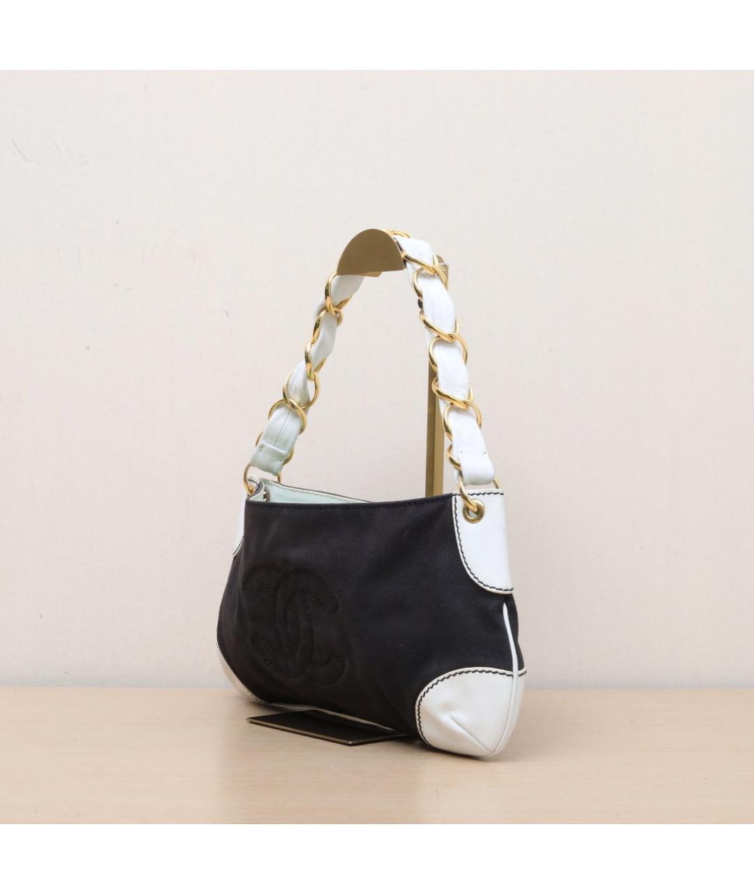 CHANEL Черная сумка через плечо, фото 4