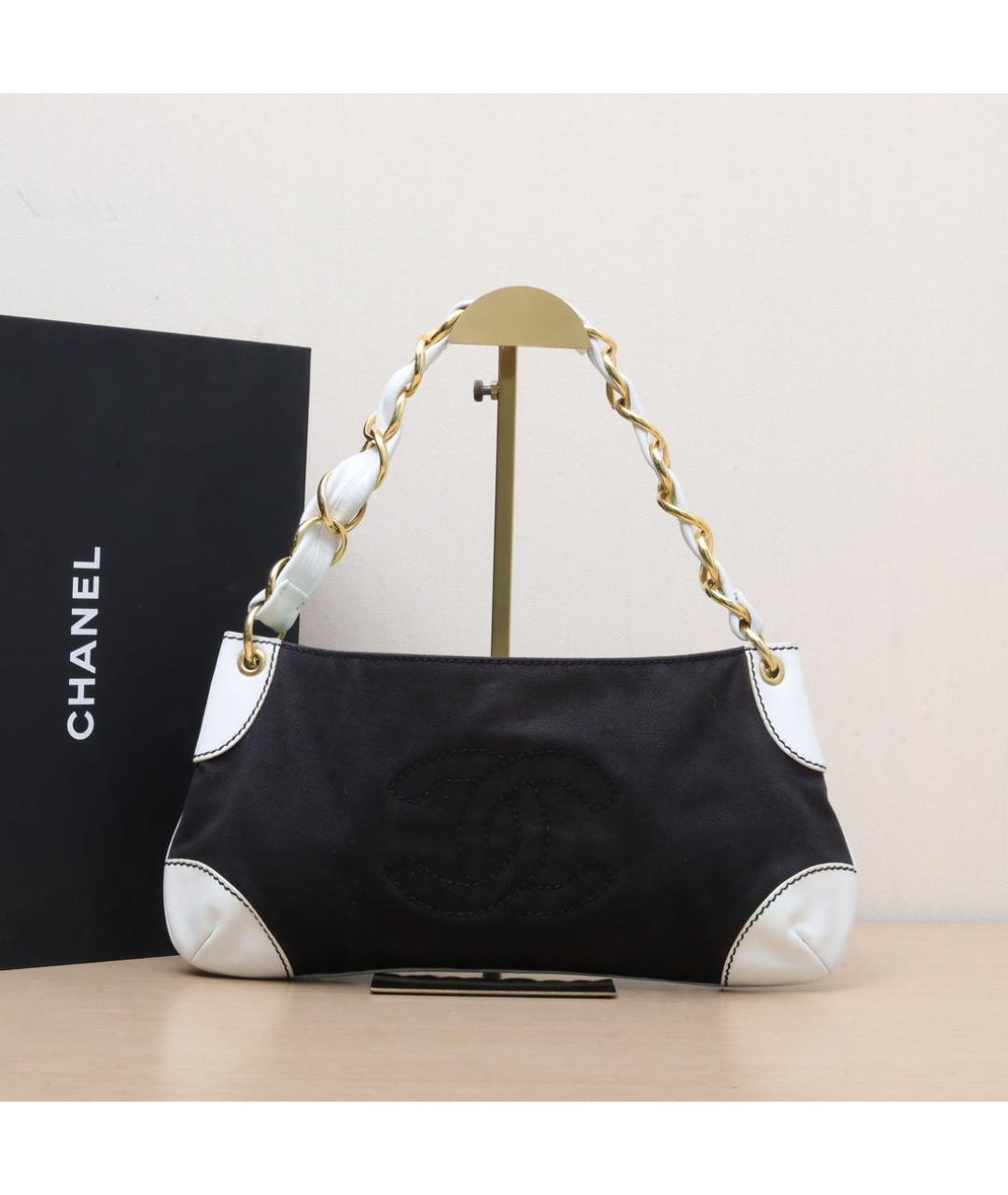 CHANEL Черная сумка через плечо, фото 2