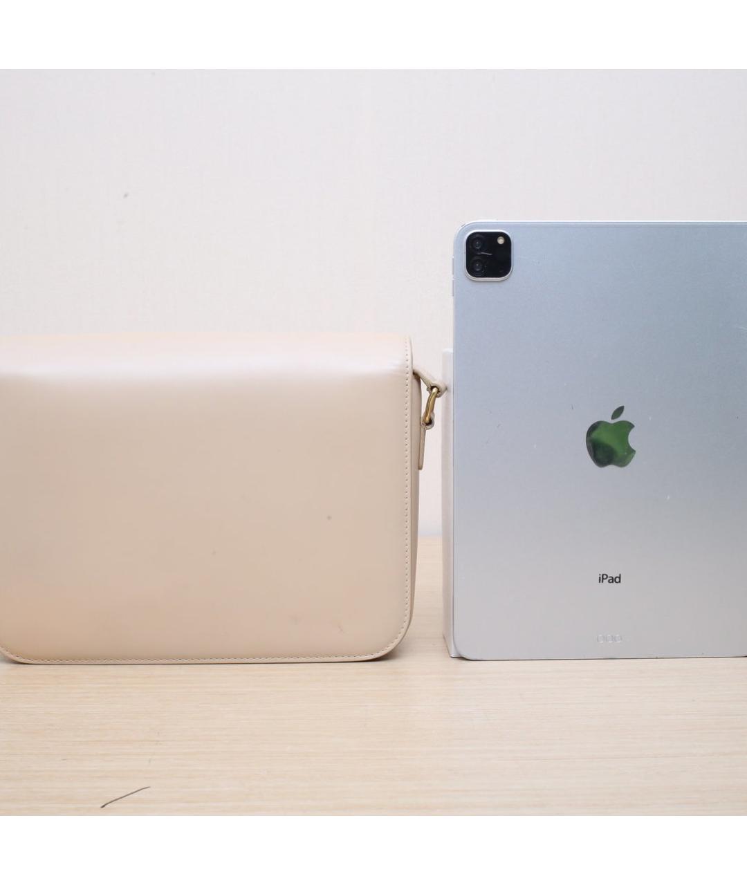 CELINE Бежевая кожаная сумка через плечо, фото 6