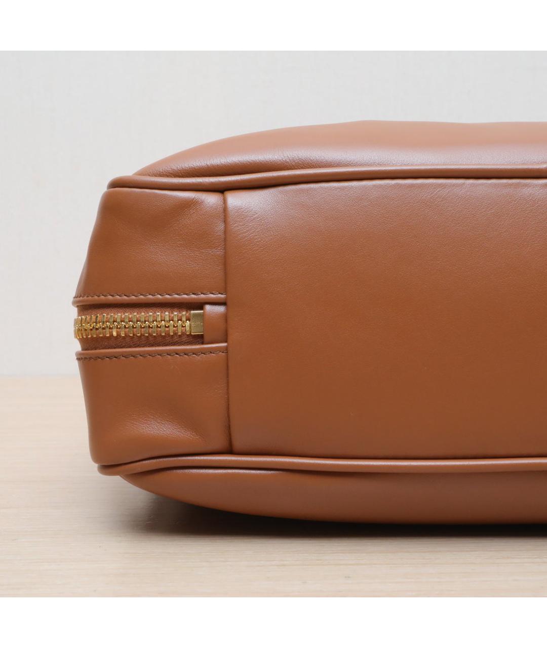 MIU MIU Коричневая кожаная сумка через плечо, фото 9
