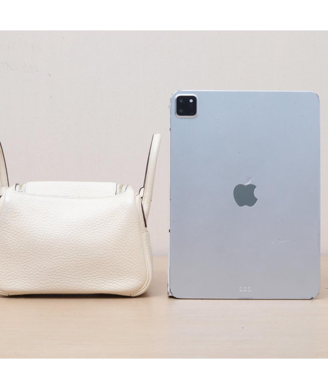 HERMES Белая кожаная сумка через плечо, фото 7