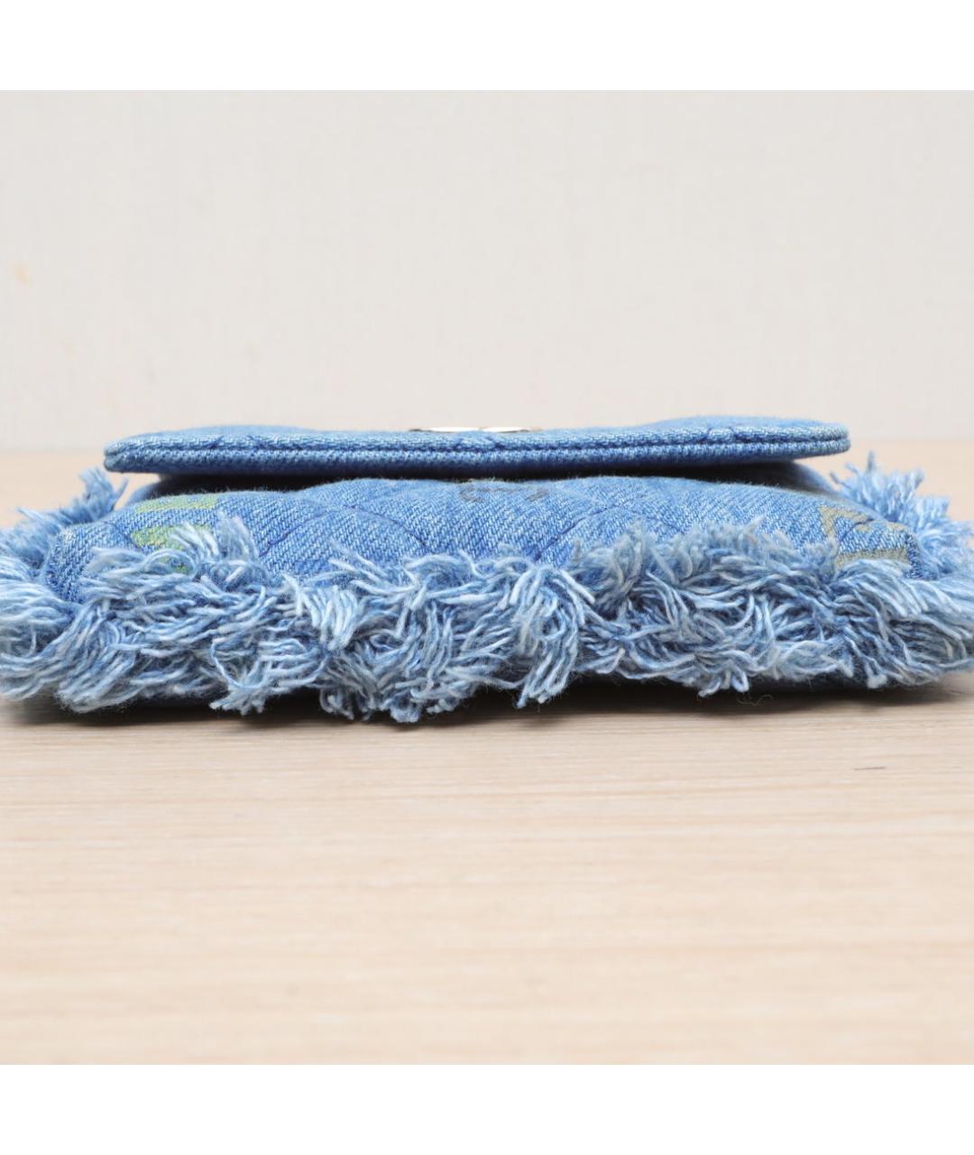 CHANEL Синяя сумка через плечо, фото 9