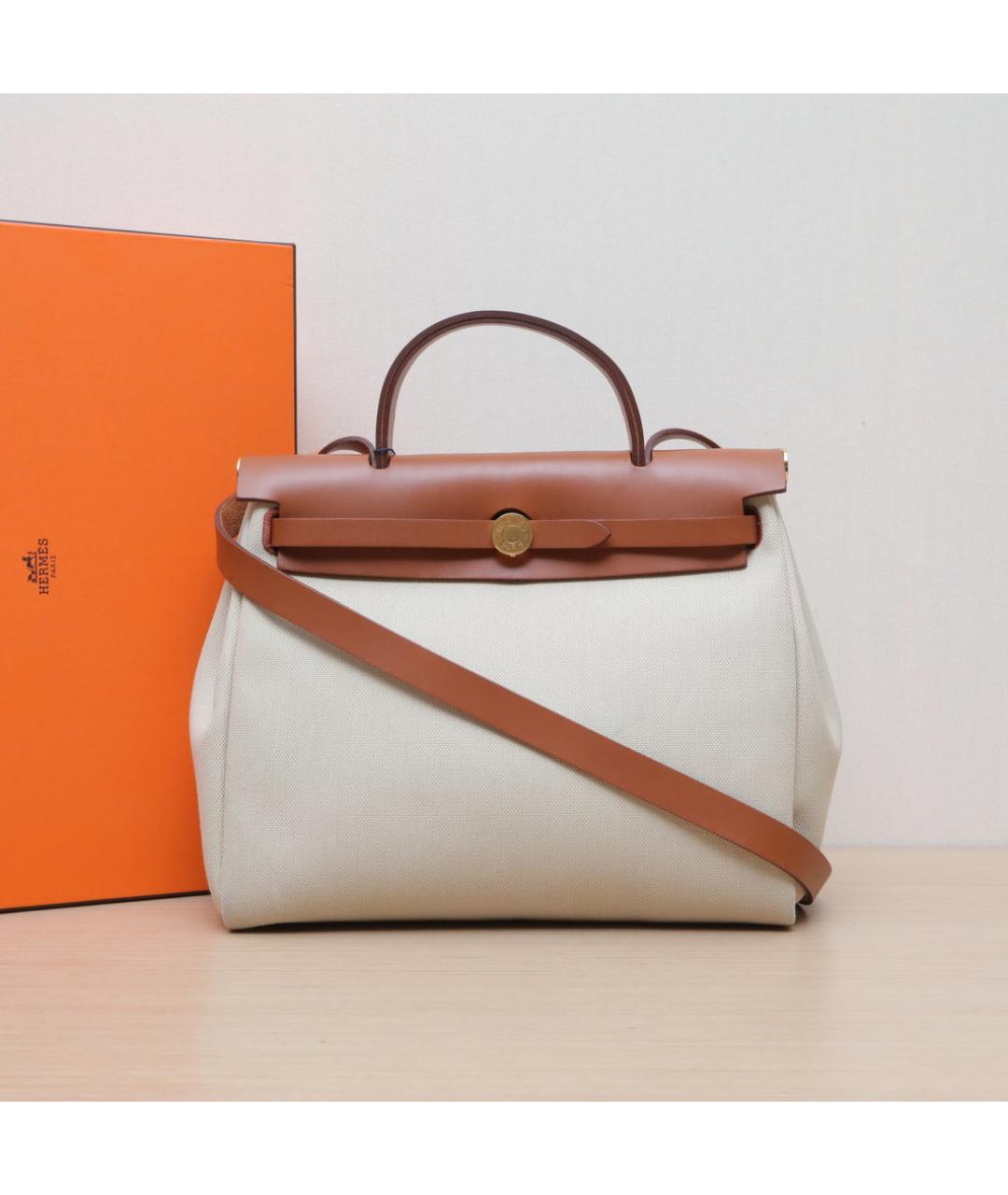 HERMES Белая сумка с короткими ручками, фото 2