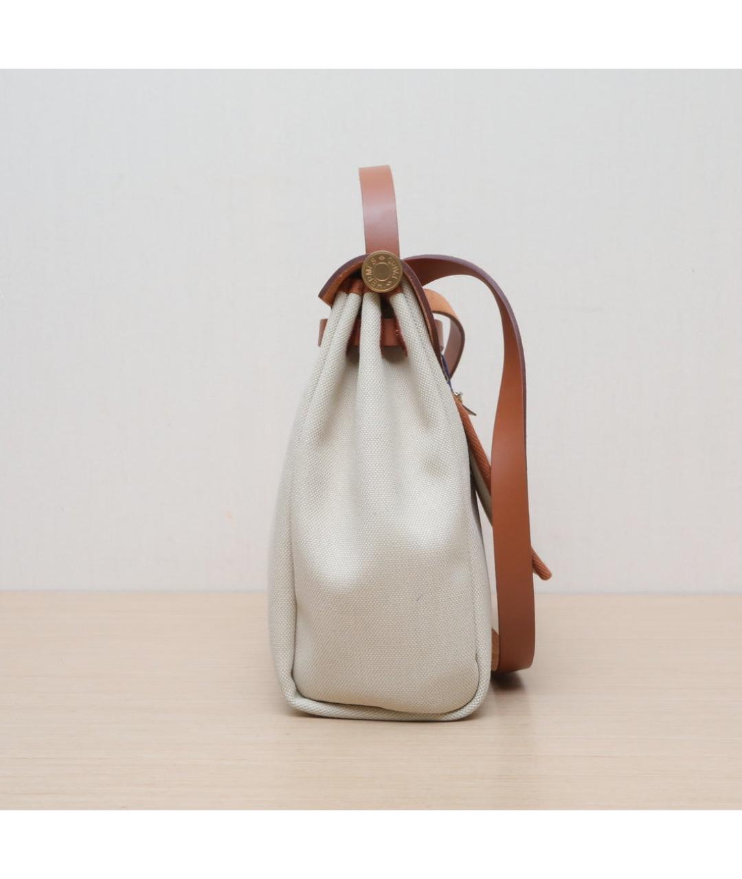 HERMES Белая сумка с короткими ручками, фото 5