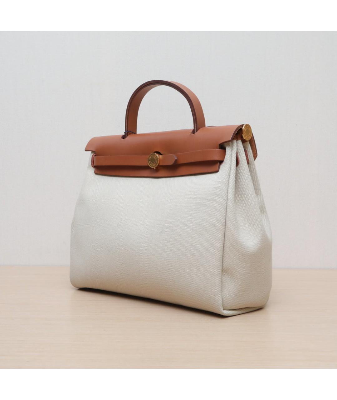 HERMES Белая сумка с короткими ручками, фото 4