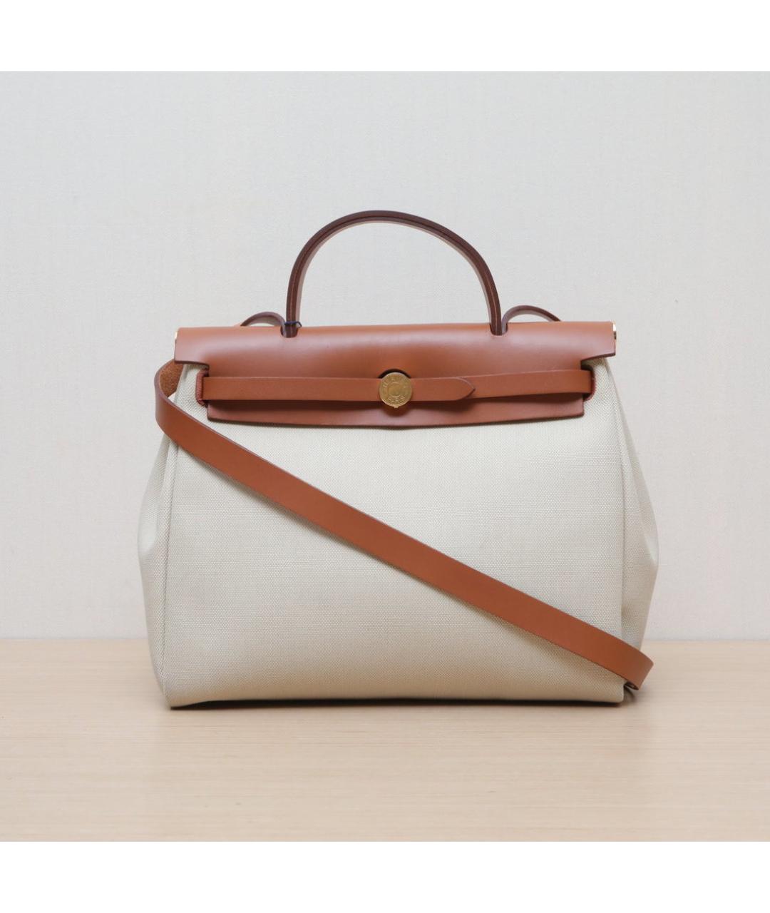 HERMES Белая сумка с короткими ручками, фото 3