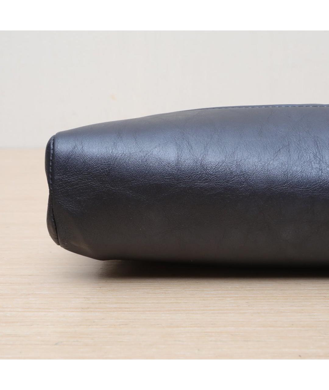 CHANEL Черная кожаная сумка через плечо, фото 8