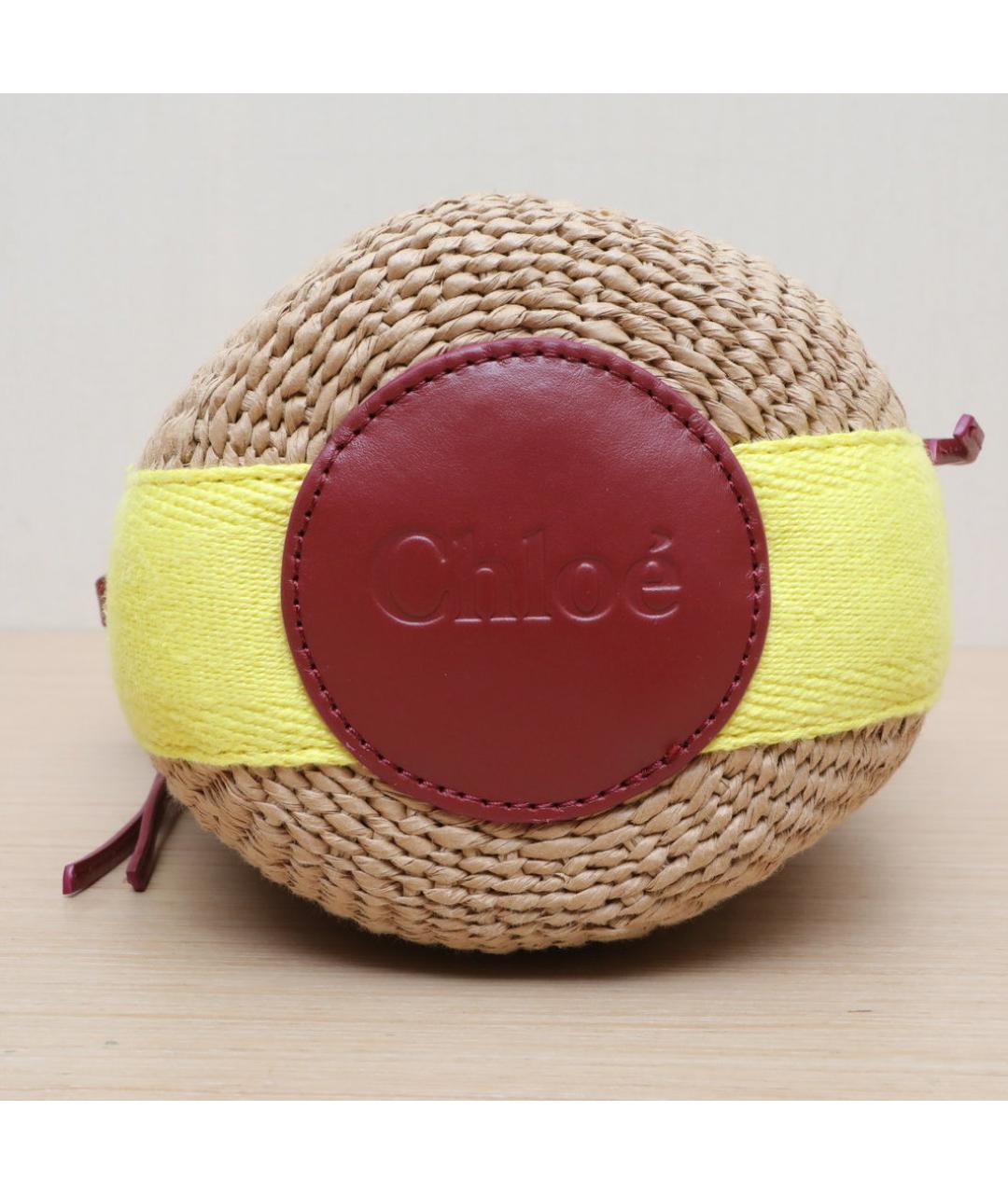 CHLOE Коричневая пелетеная сумка через плечо, фото 9