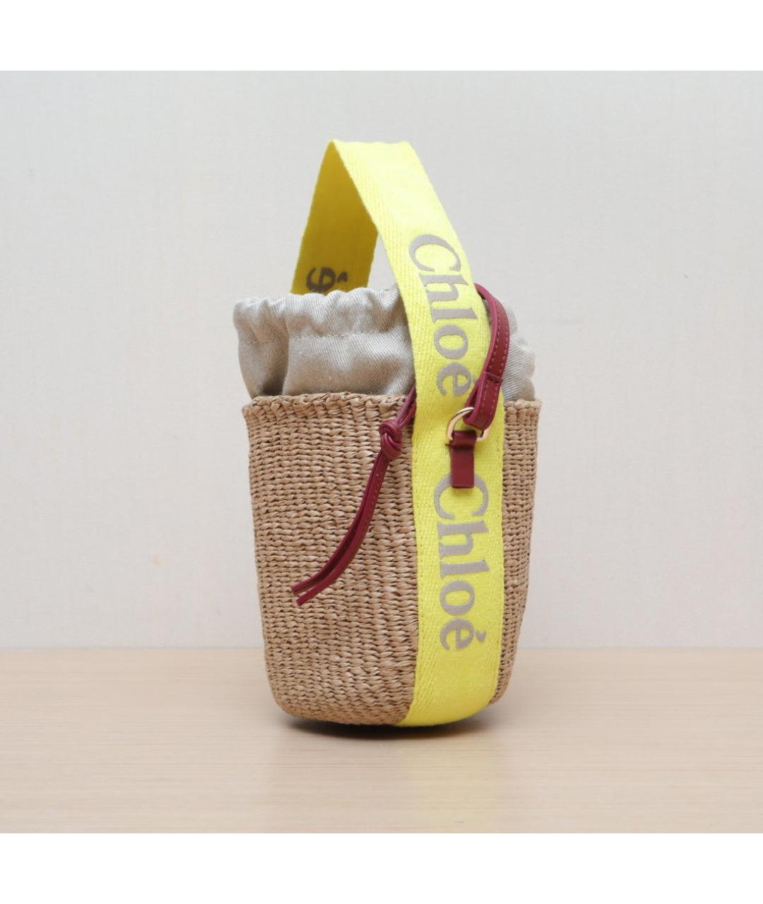 CHLOE Коричневая пелетеная сумка через плечо, фото 4