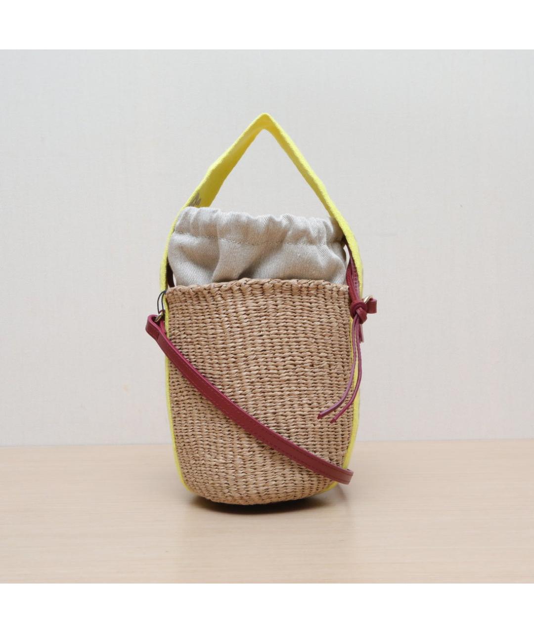 CHLOE Коричневая пелетеная сумка через плечо, фото 2