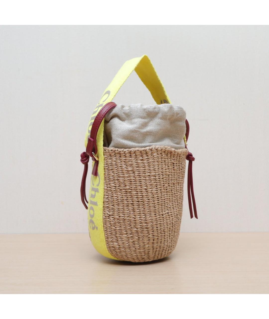 CHLOE Коричневая пелетеная сумка через плечо, фото 6