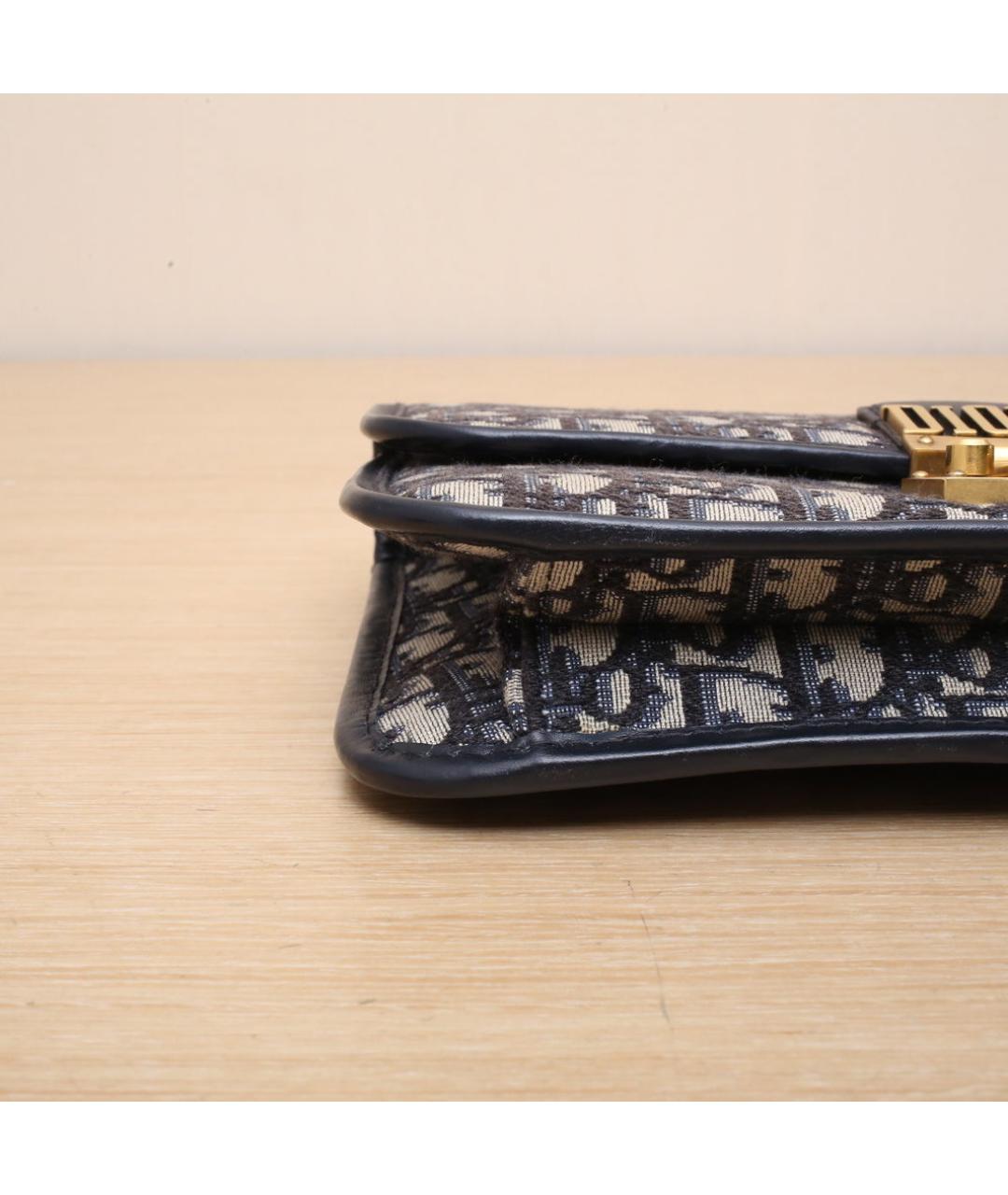 CHRISTIAN DIOR Темно-синяя сумка через плечо, фото 9