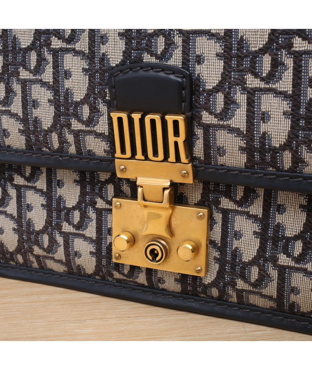 CHRISTIAN DIOR Темно-синяя сумка через плечо, фото 8