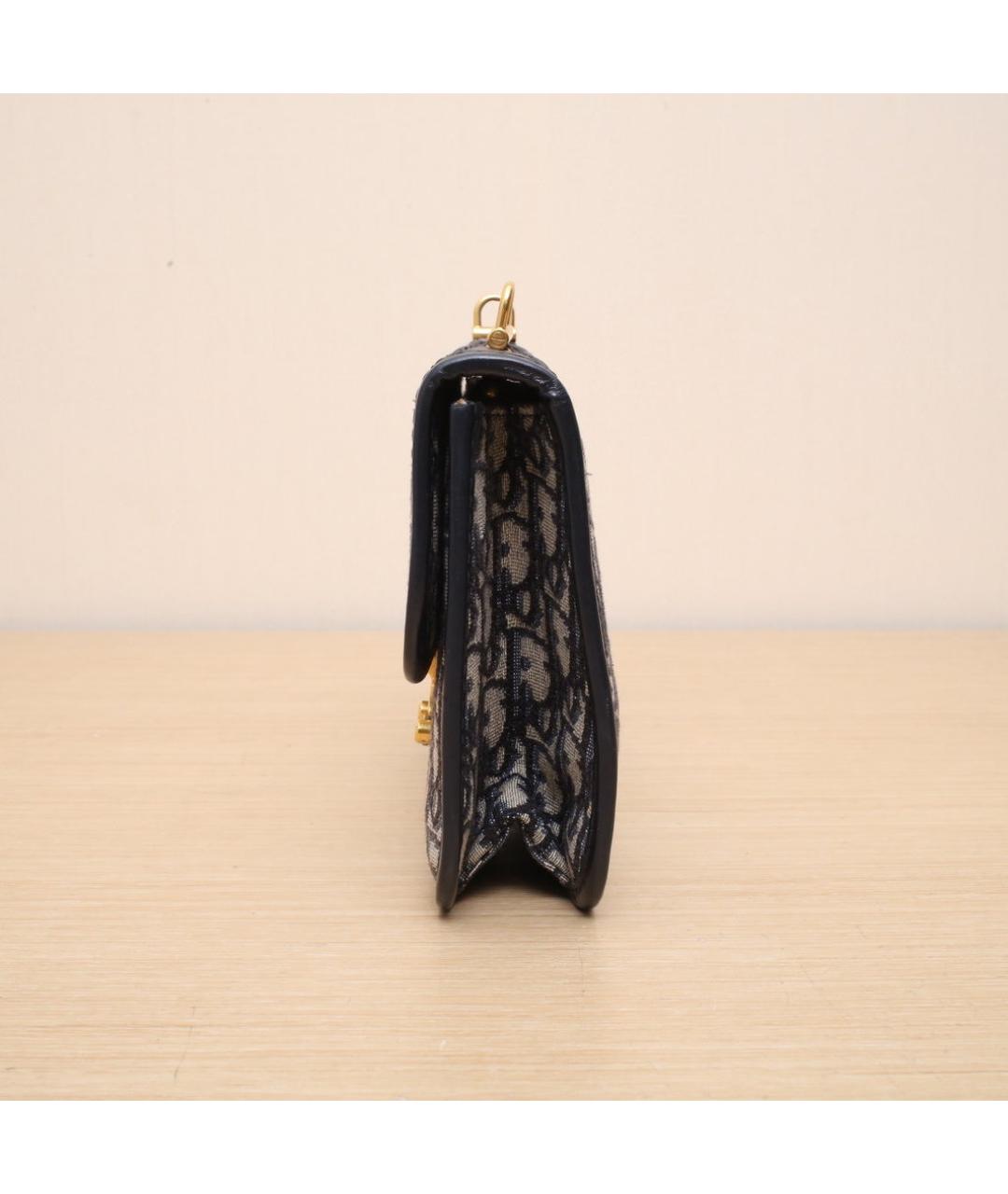 CHRISTIAN DIOR Темно-синяя сумка через плечо, фото 5