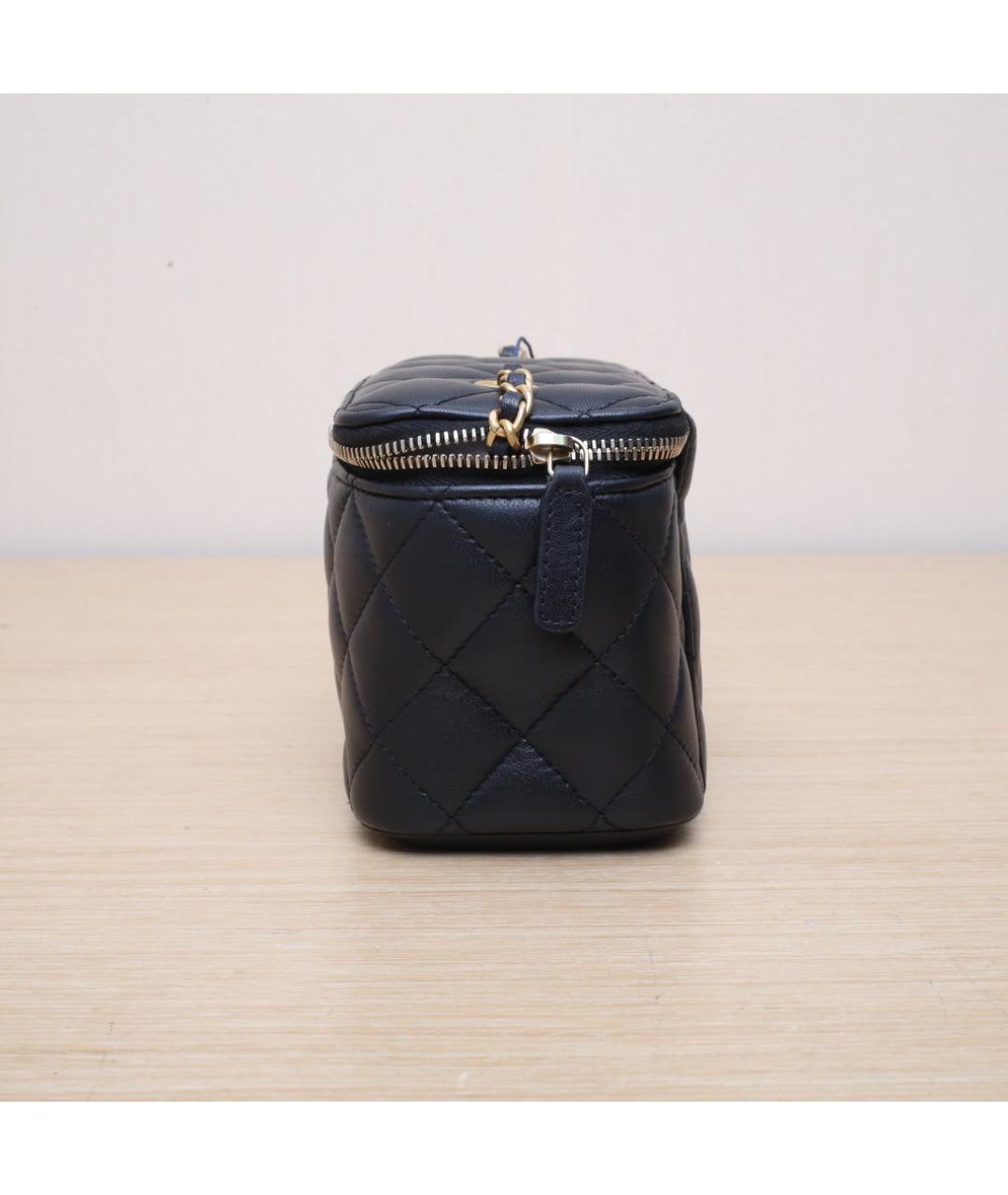 CHANEL Черная кожаная сумка через плечо, фото 5
