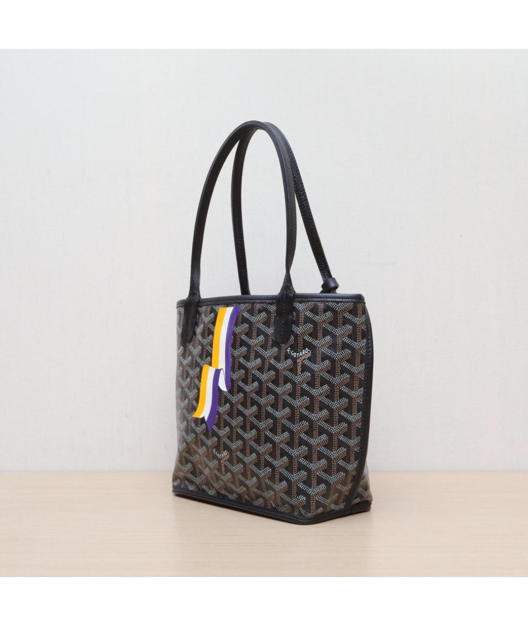 GOYARD Черная сумка через плечо, фото 4