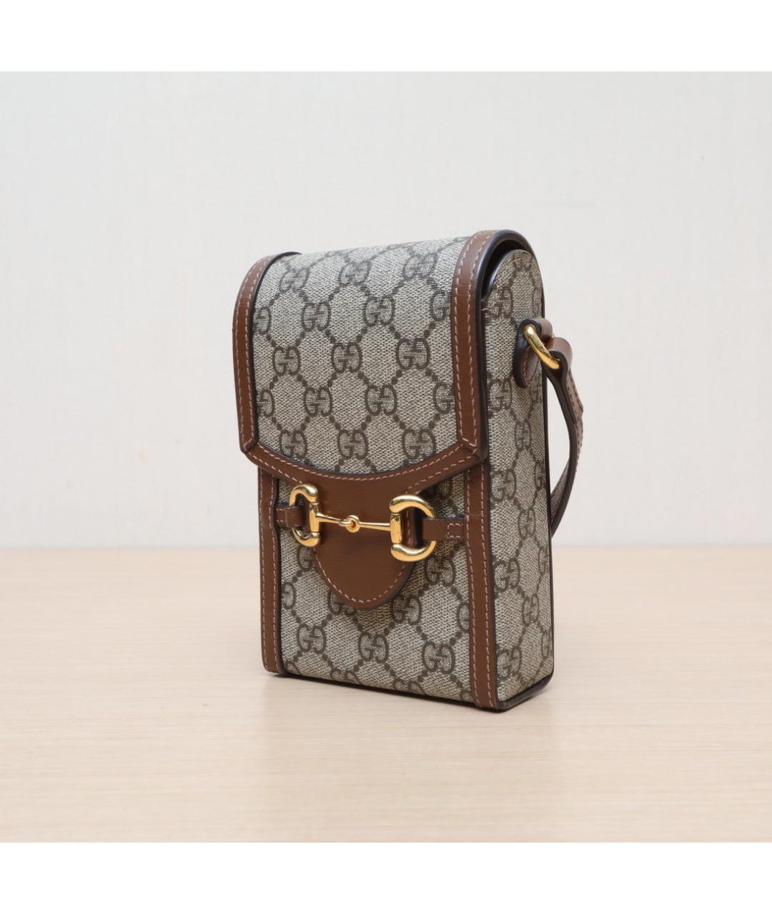 GUCCI Коричневая сумка через плечо, фото 4