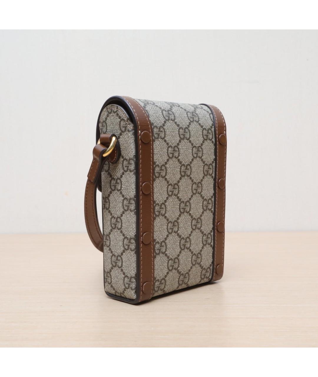 GUCCI Коричневая сумка через плечо, фото 6