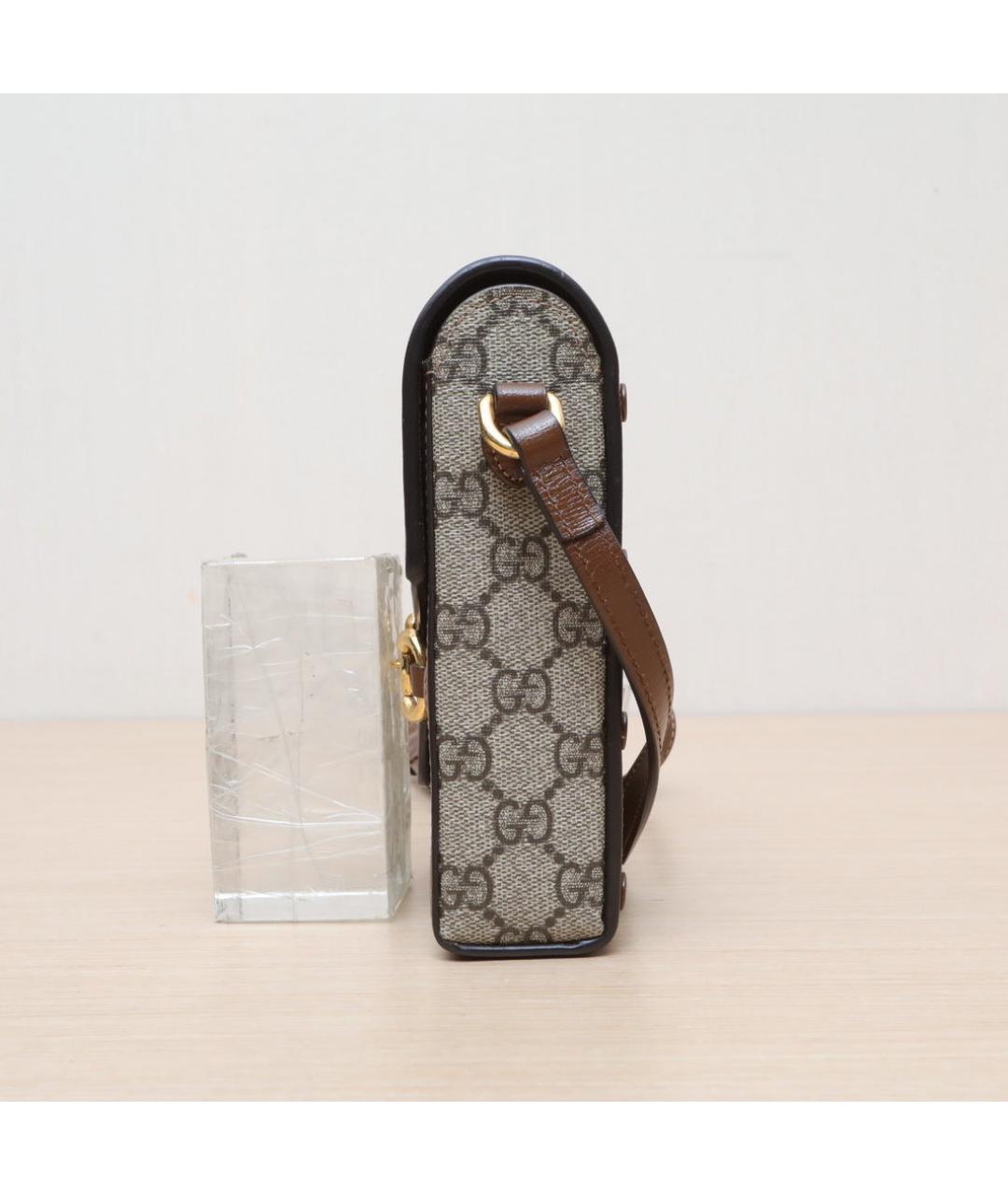 GUCCI Коричневая сумка через плечо, фото 5