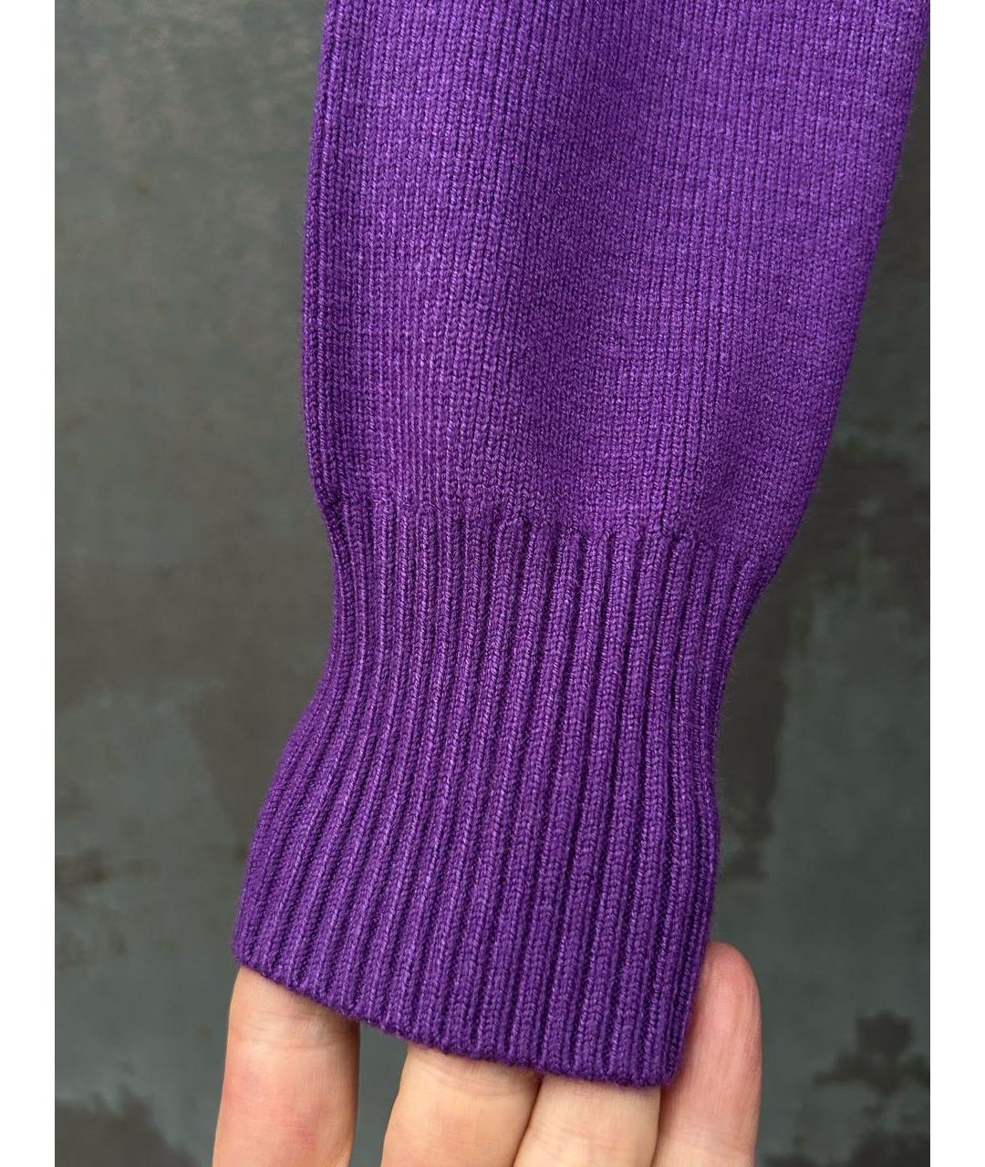 JOHN RICHMOND Фиолетовое вискозное повседневное платье, фото 4