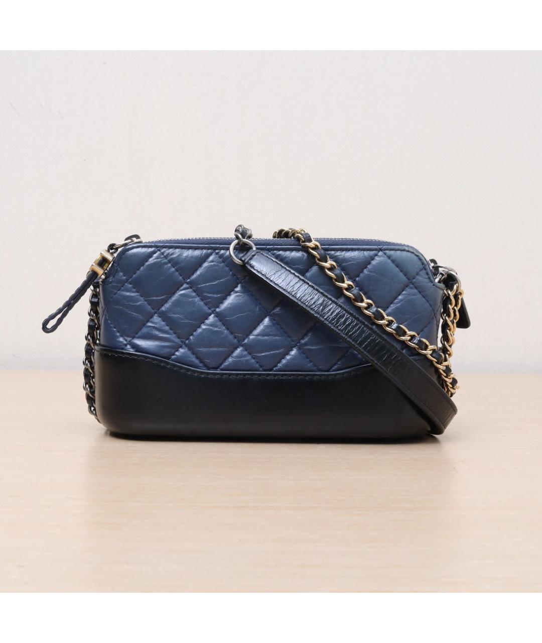 CHANEL Черная кожаная сумка через плечо, фото 3