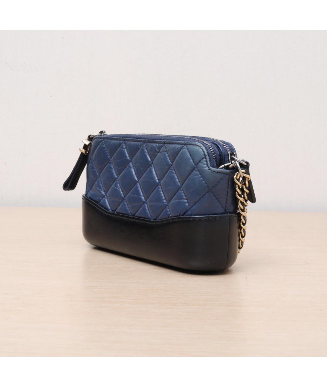 CHANEL Черная кожаная сумка через плечо, фото 4