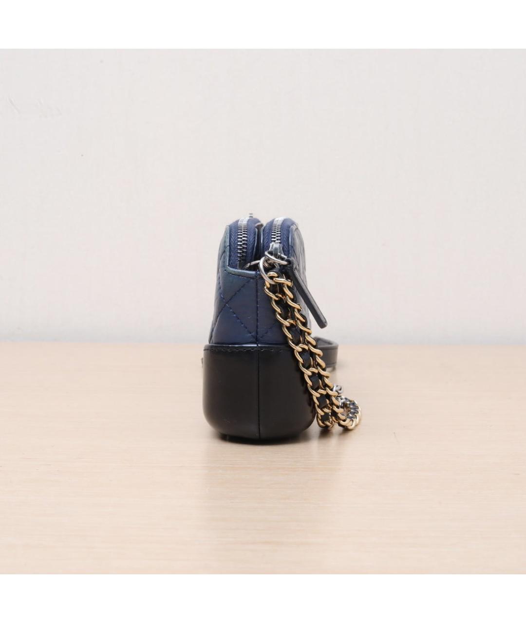 CHANEL Черная кожаная сумка через плечо, фото 5