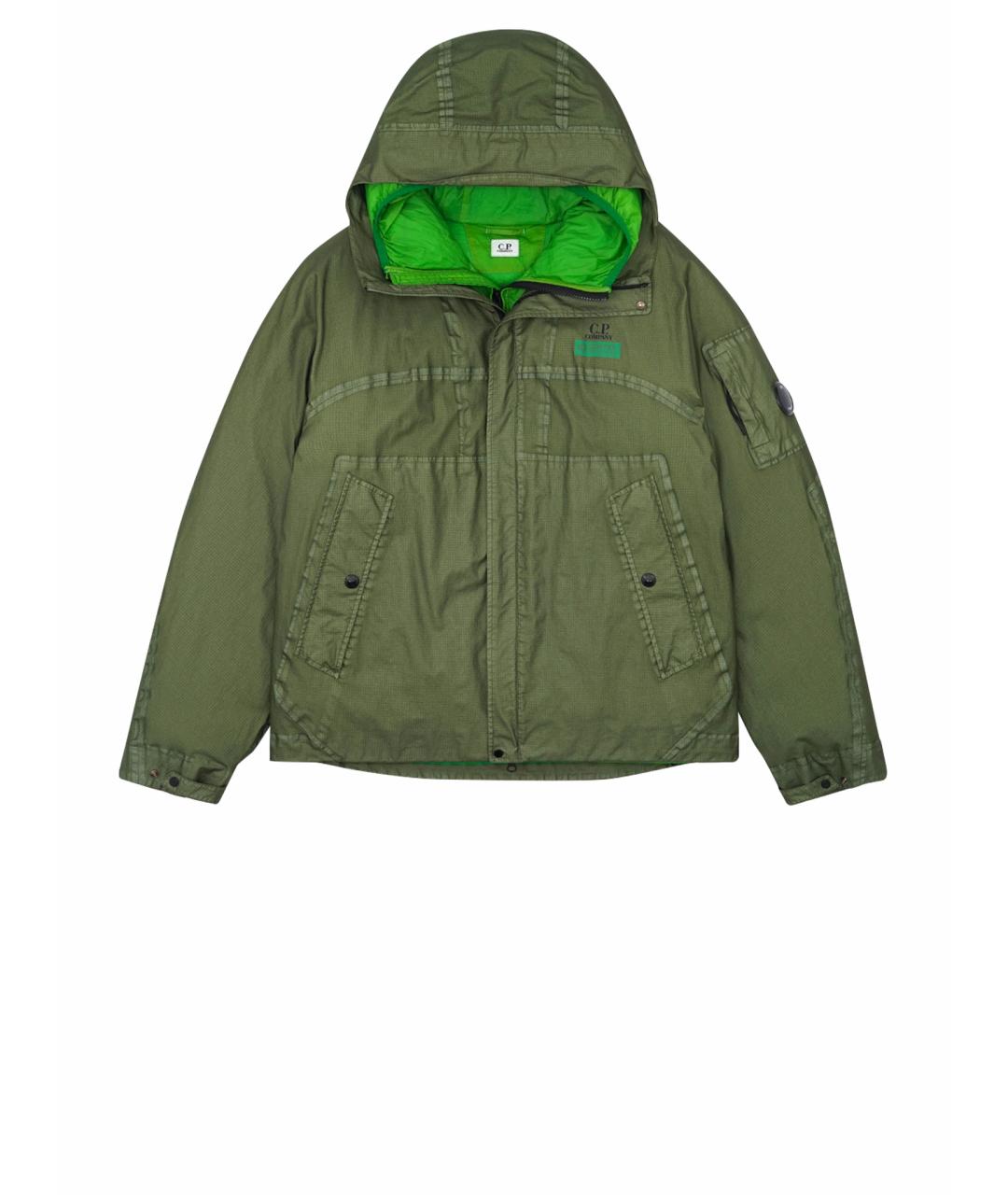 CP COMPANY Зеленая полиамидовая куртка, фото 1