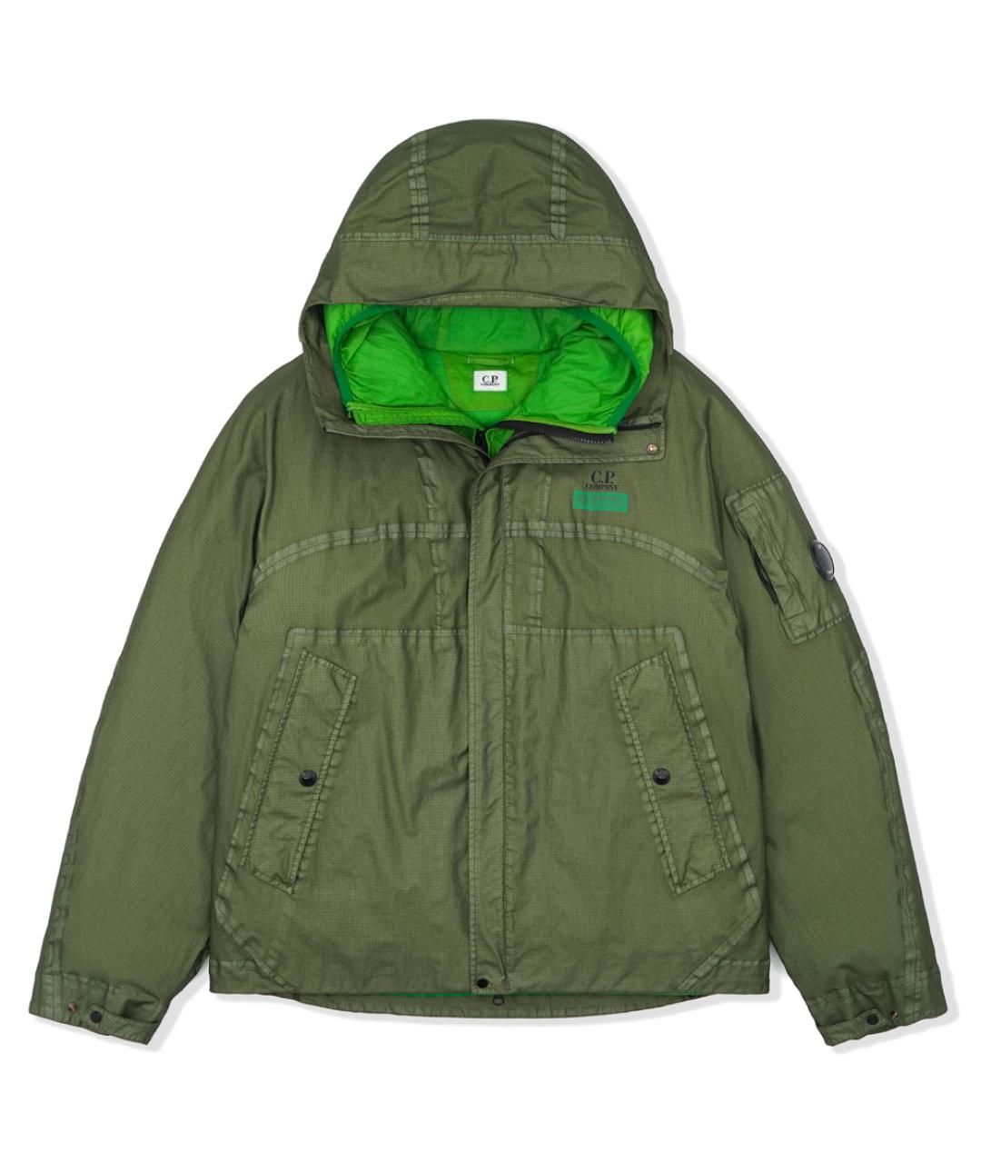CP COMPANY Зеленая полиамидовая куртка, фото 10