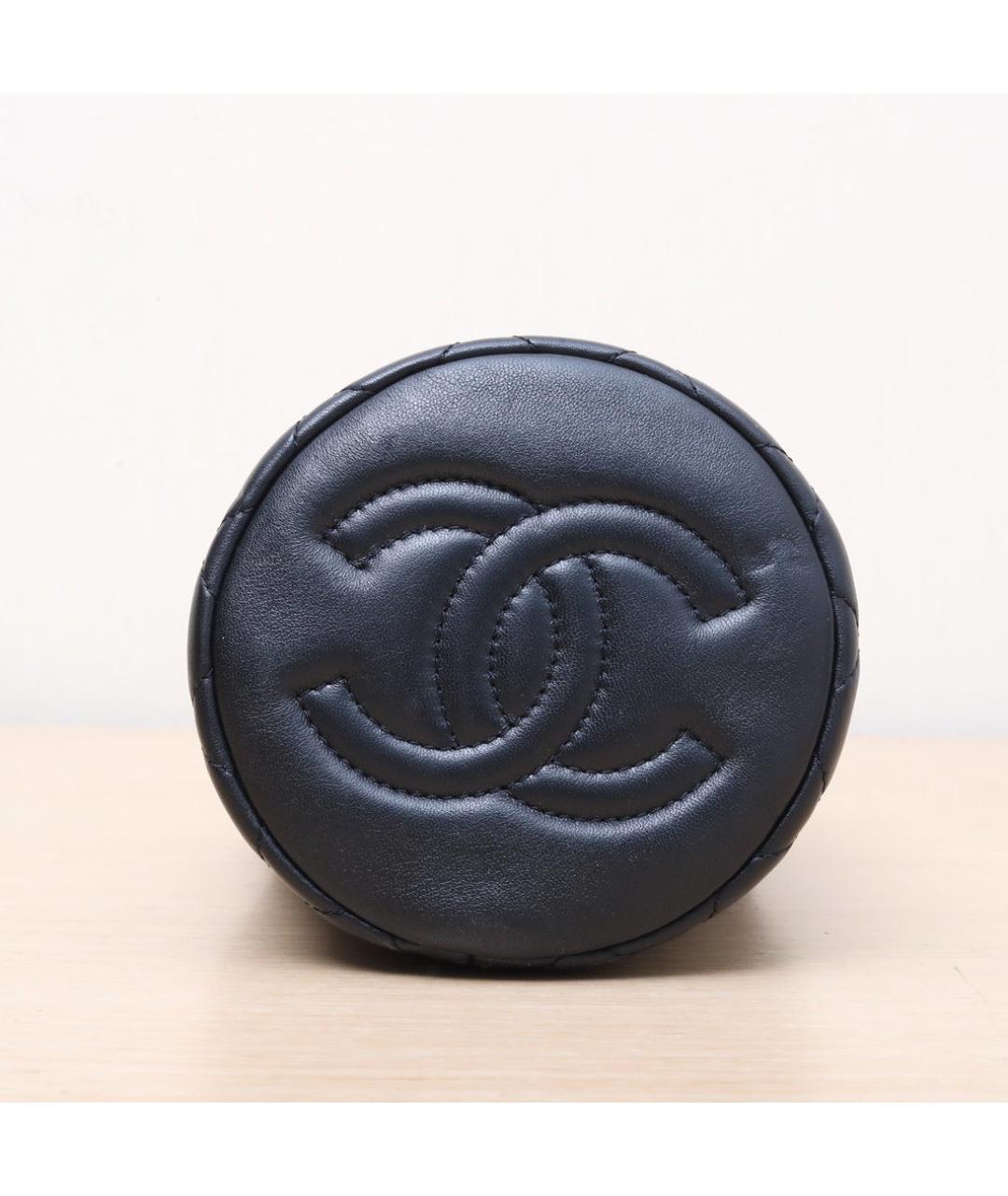 CHANEL Черная кожаная сумка через плечо, фото 9