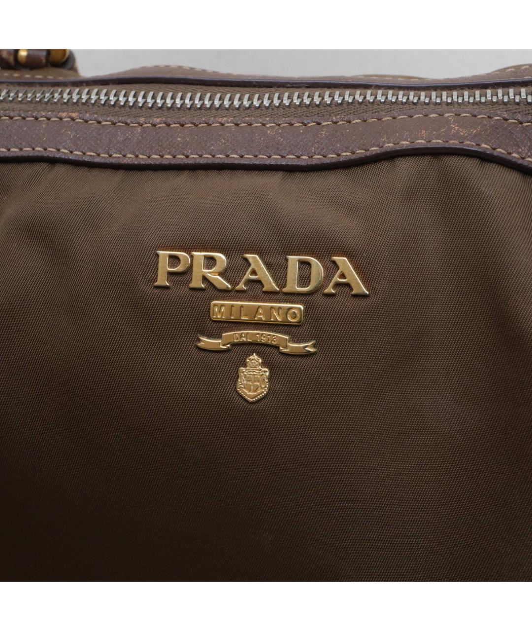 PRADA Коричневая сумка через плечо, фото 8