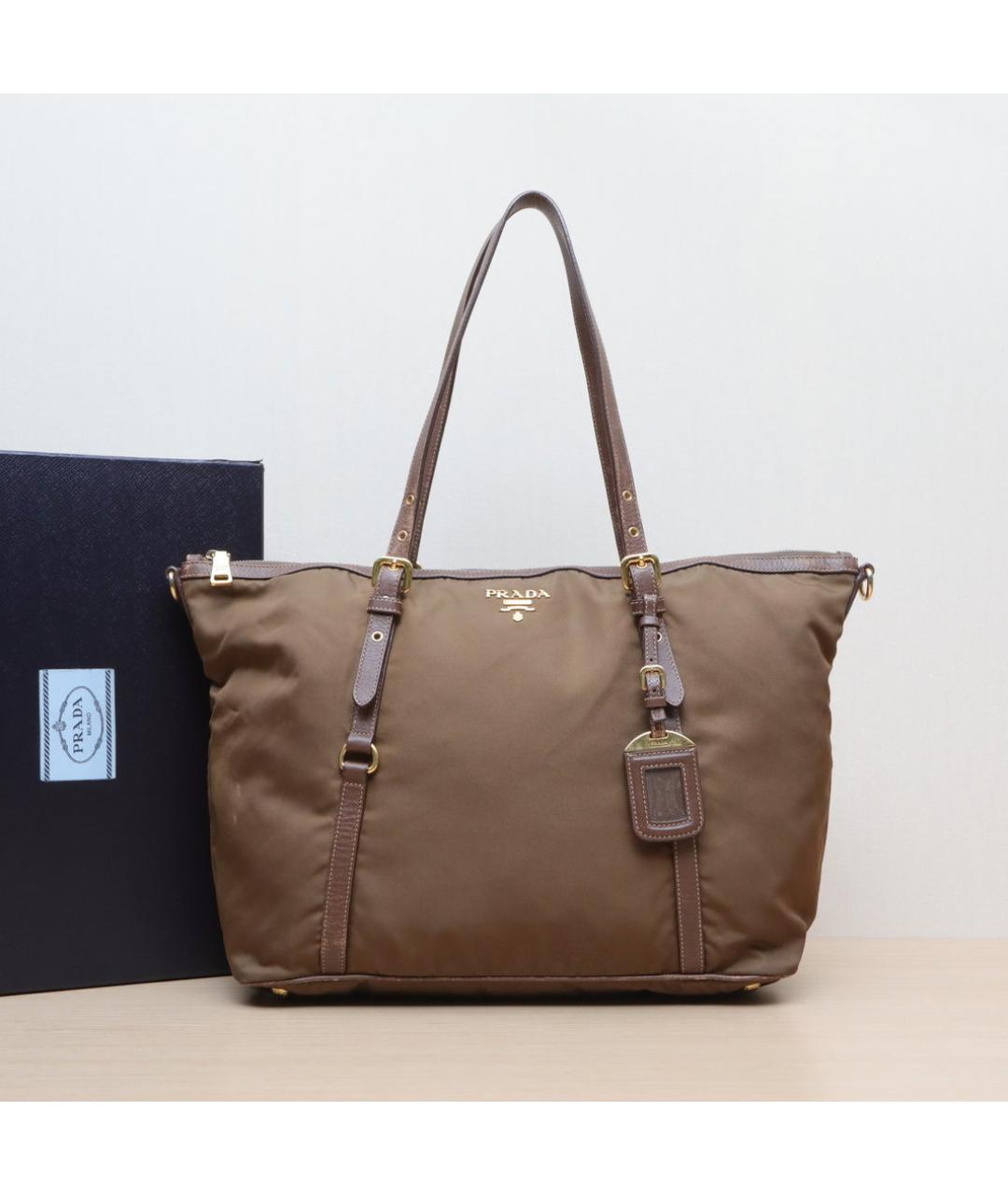 PRADA Коричневая сумка через плечо, фото 2