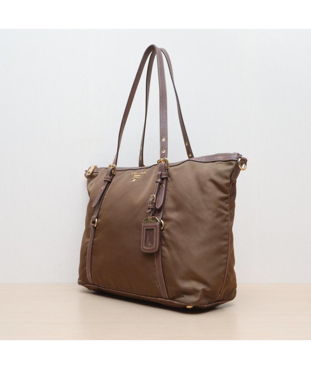 PRADA Коричневая сумка через плечо, фото 4