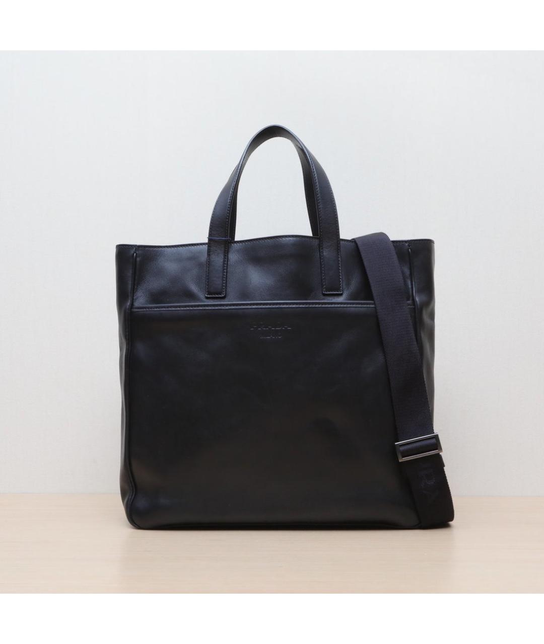 PRADA Черная кожаная сумка через плечо, фото 3