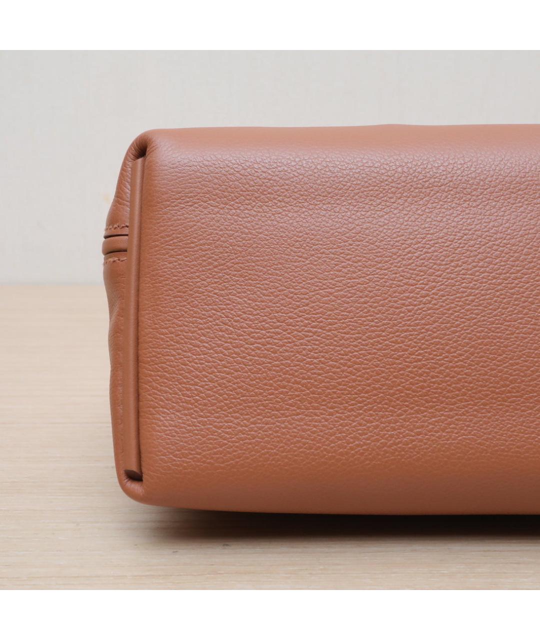 HERMES Коричневая кожаная сумка через плечо, фото 9