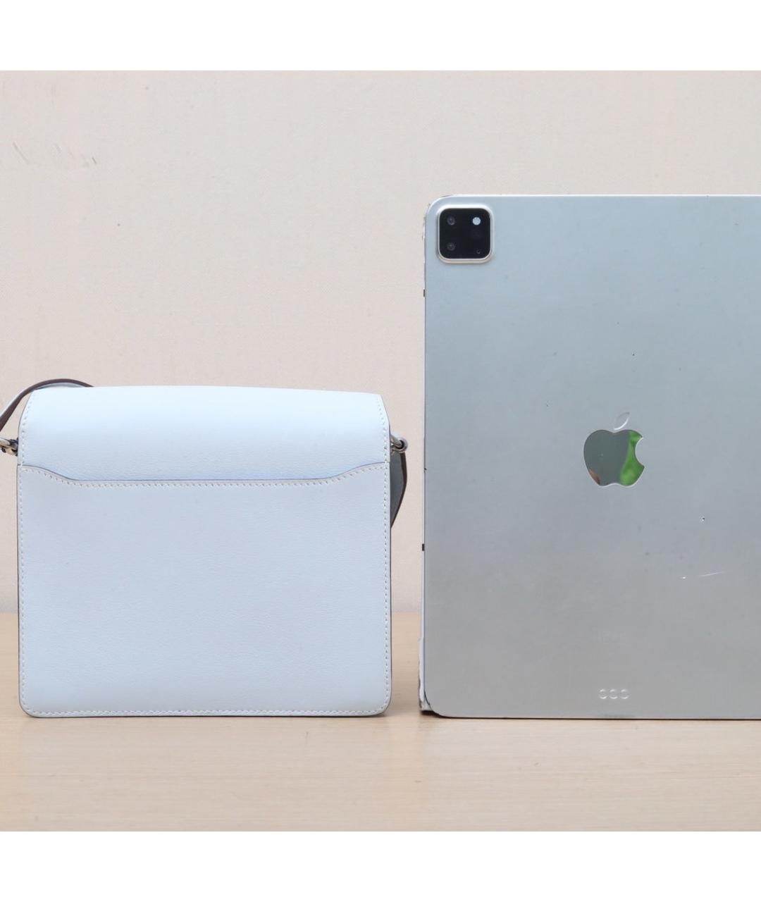 HERMES Белая кожаная сумка через плечо, фото 7