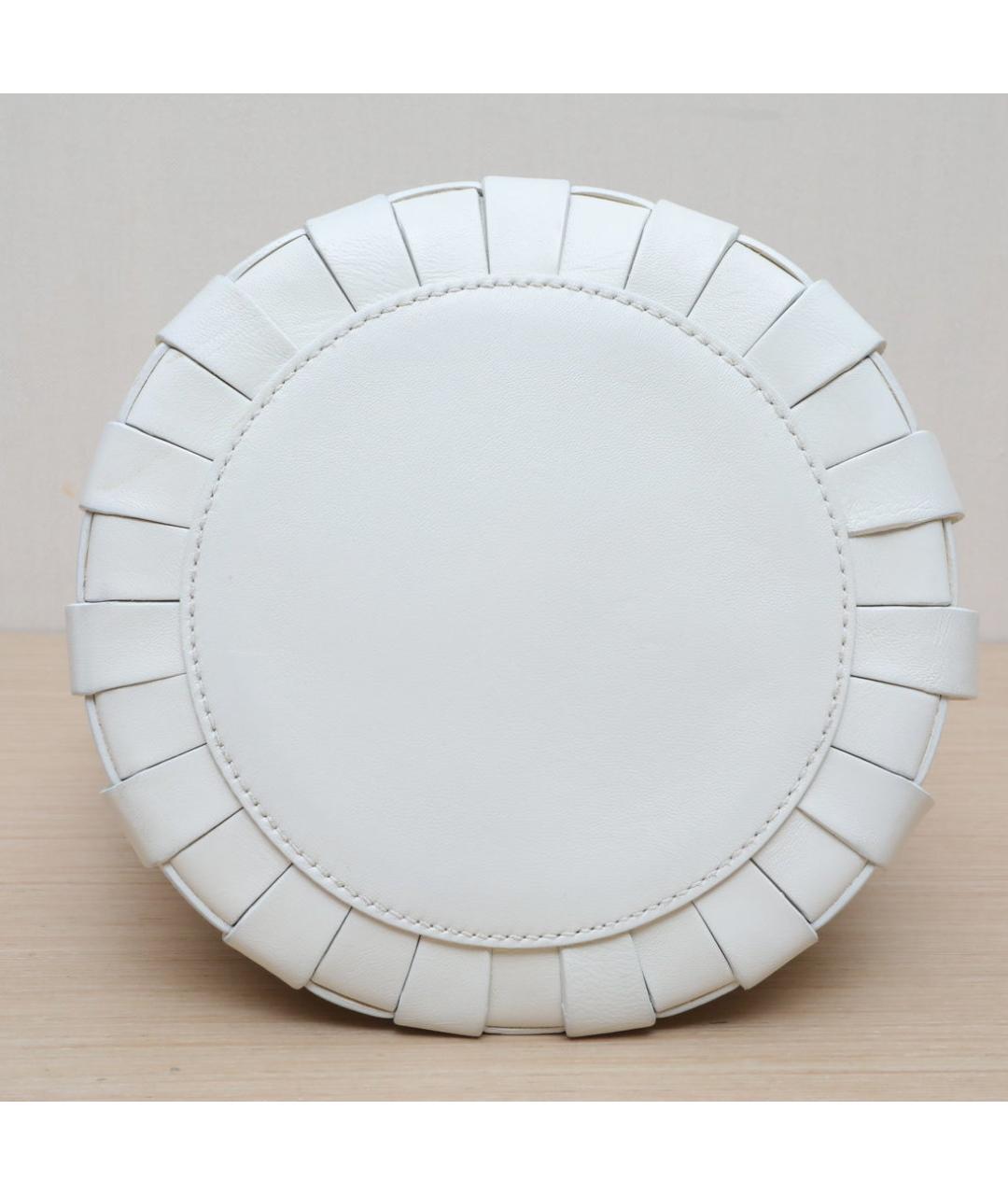 MIU MIU Белая кожаная сумка через плечо, фото 9