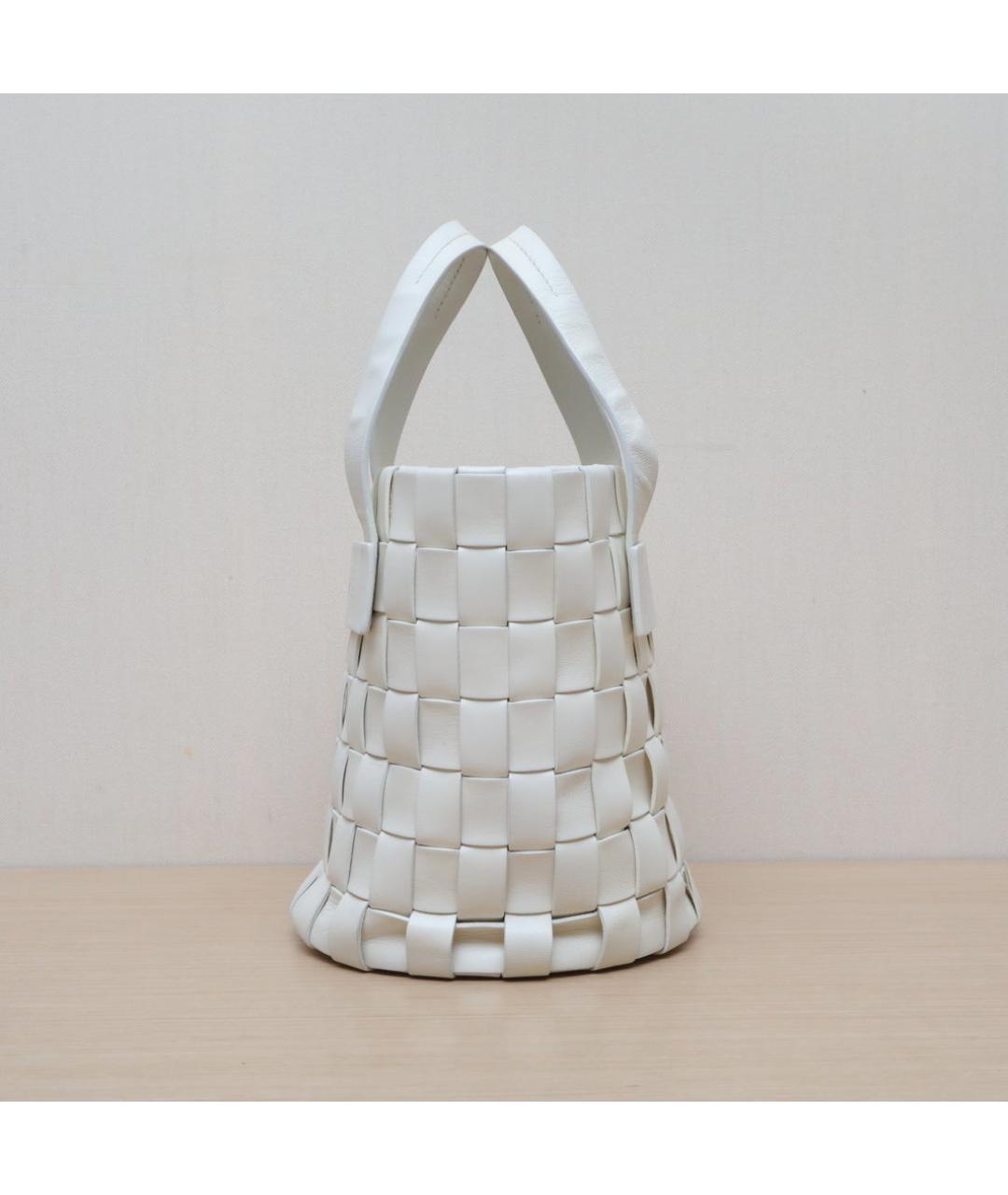 MIU MIU Белая кожаная сумка через плечо, фото 5