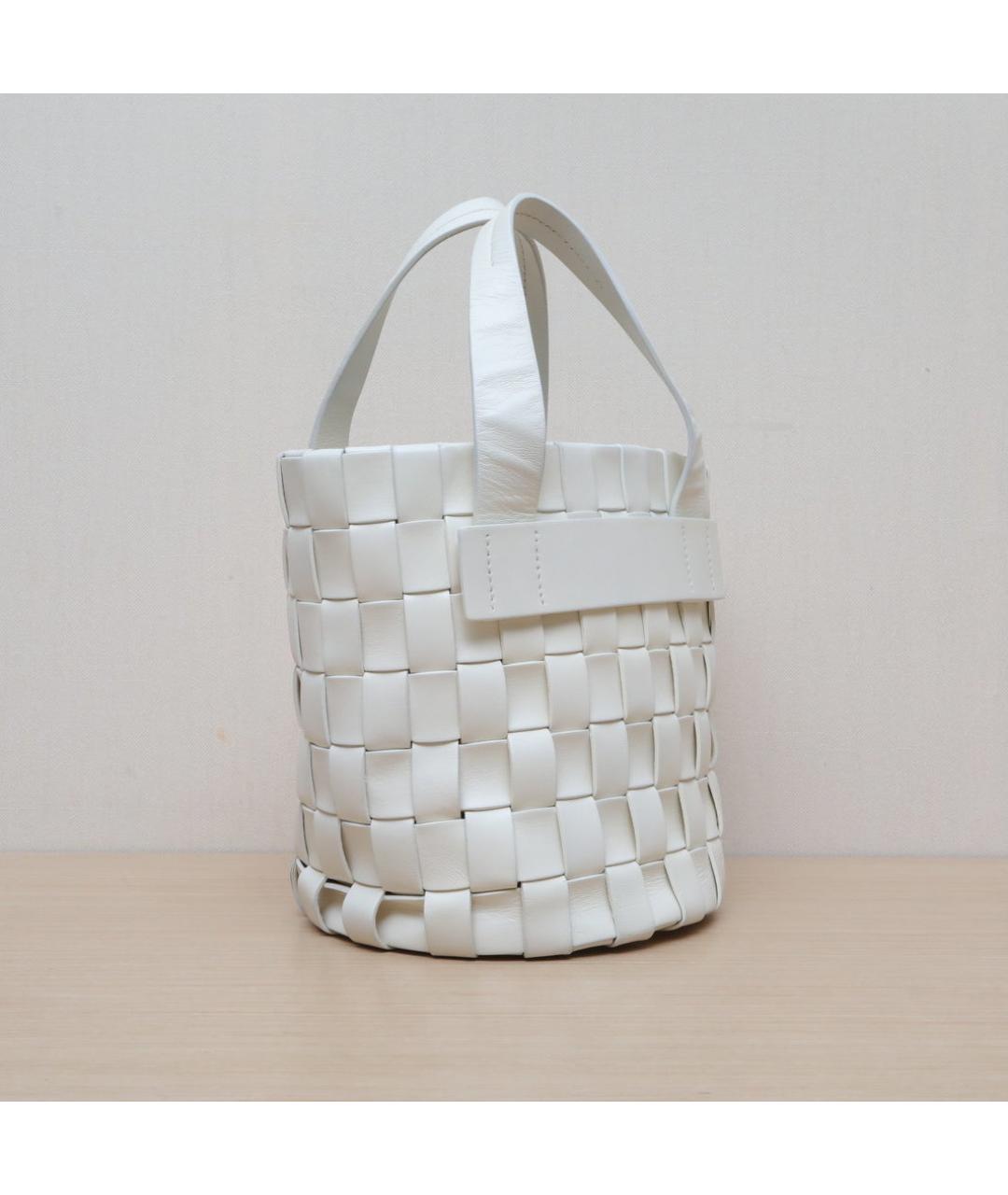 MIU MIU Белая кожаная сумка через плечо, фото 6