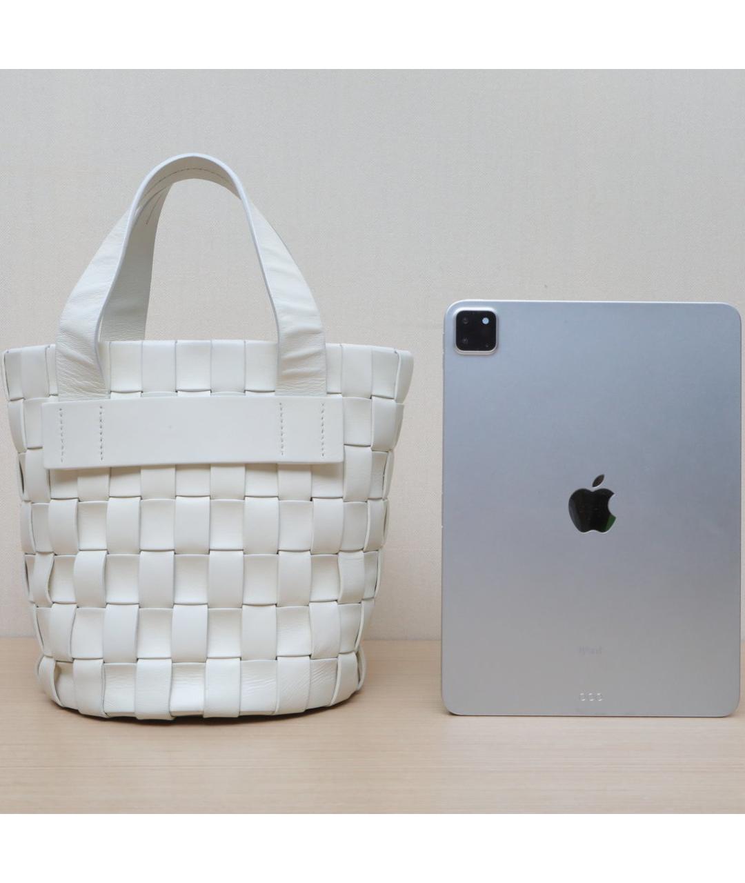 MIU MIU Белая кожаная сумка через плечо, фото 7