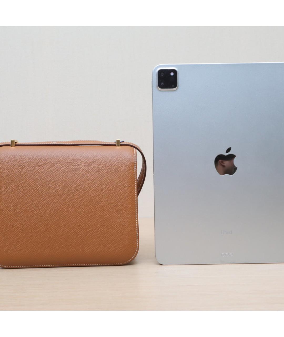 HERMES Коричневая кожаная сумка через плечо, фото 7