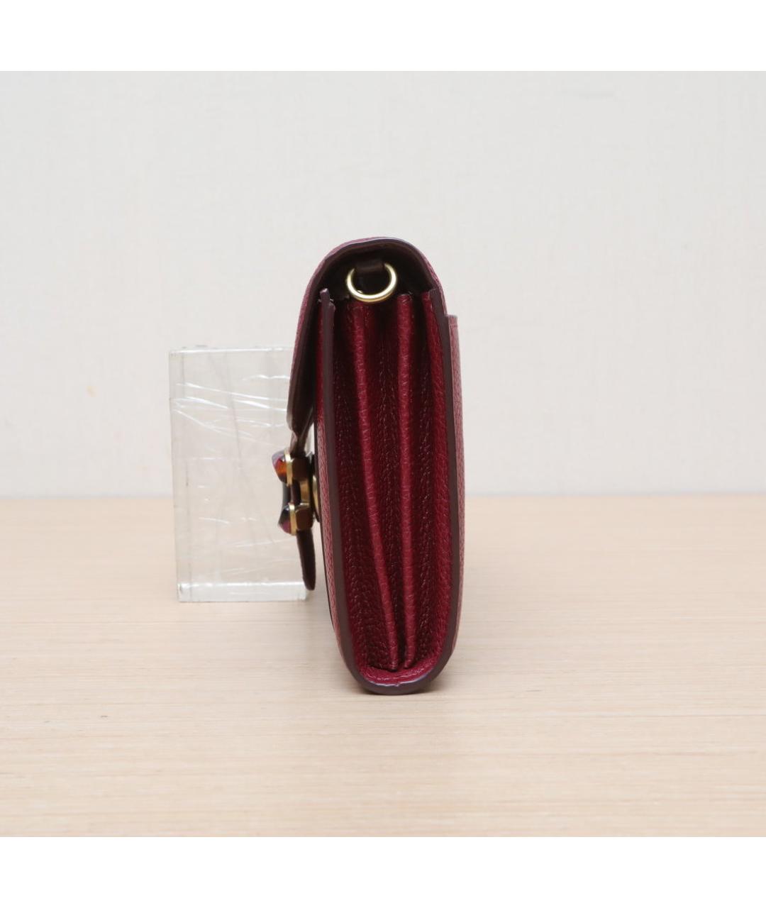 COACH Красная кожаная сумка через плечо, фото 5