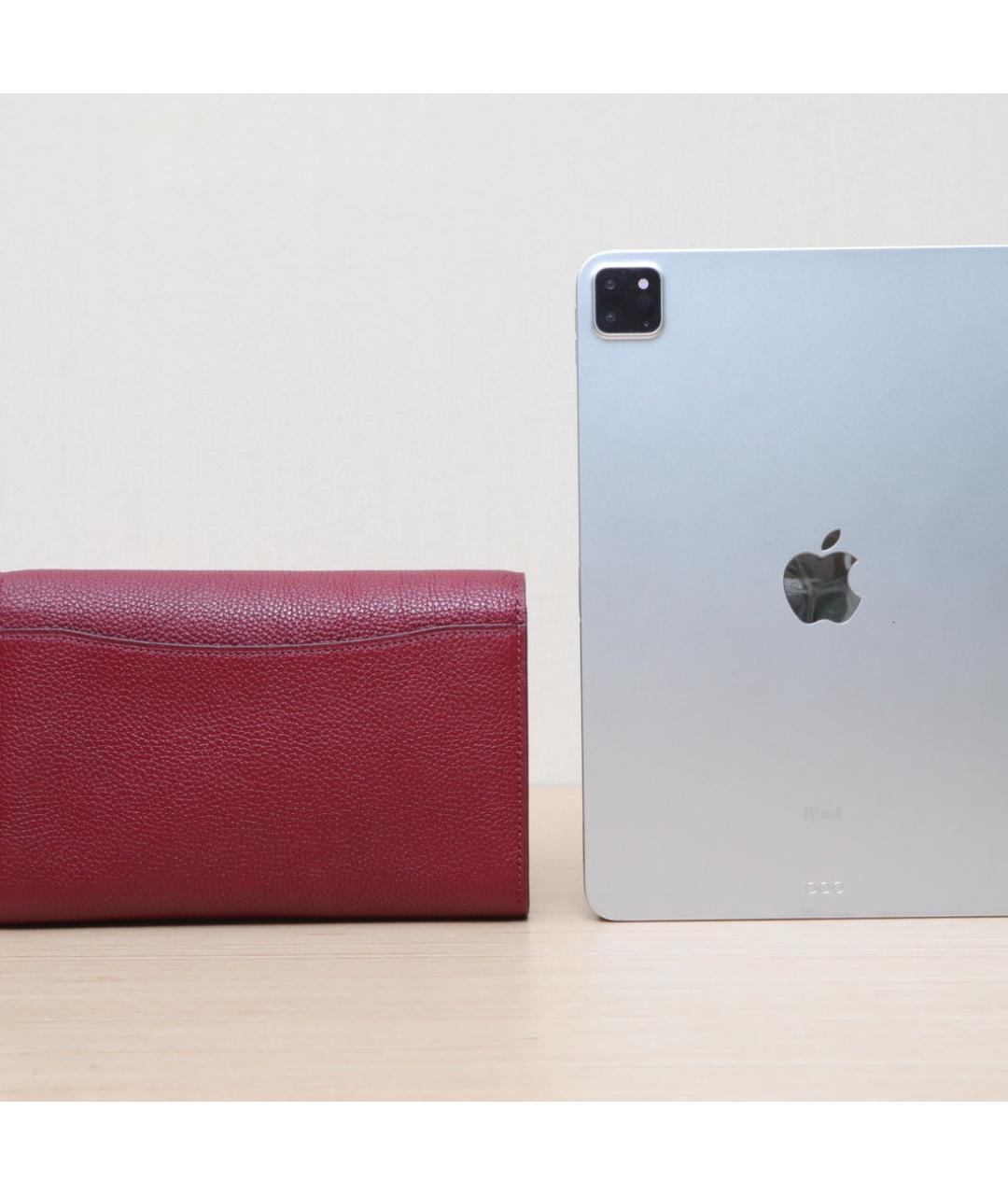 COACH Красная кожаная сумка через плечо, фото 7