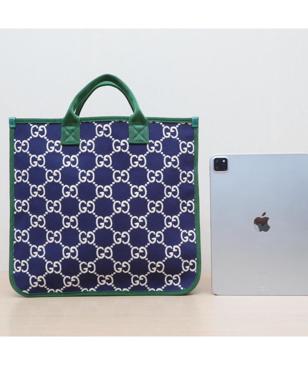 GUCCI Темно-синяя сумка через плечо, фото 7