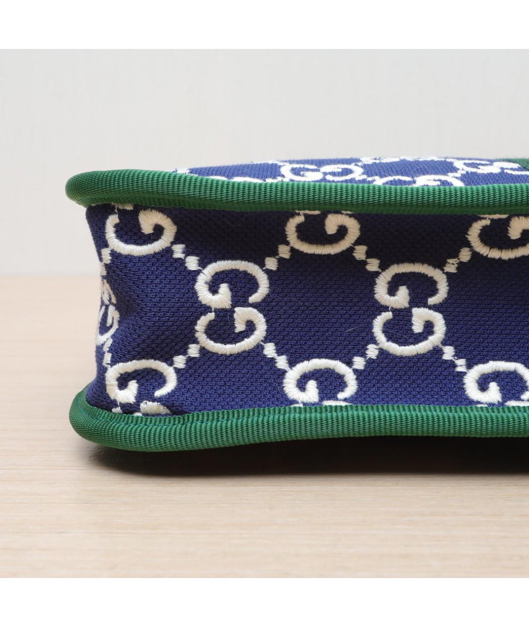 GUCCI Темно-синяя сумка через плечо, фото 9