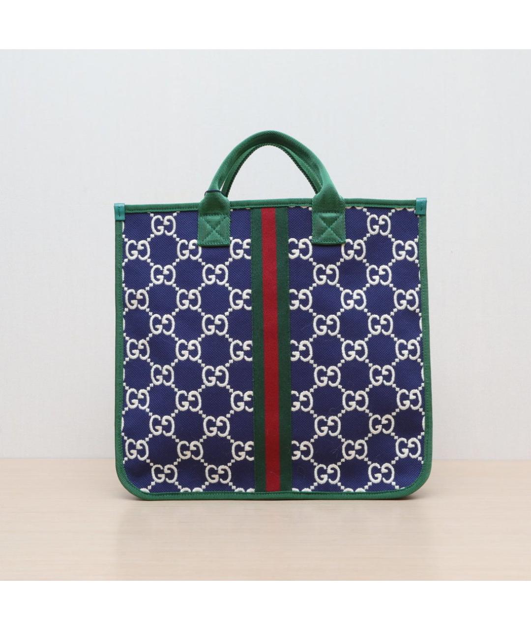 GUCCI Темно-синяя сумка через плечо, фото 3